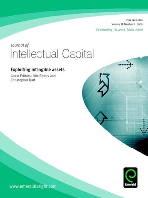cover image of Journal of Intellectual Capital, Volume 10, Issue 1